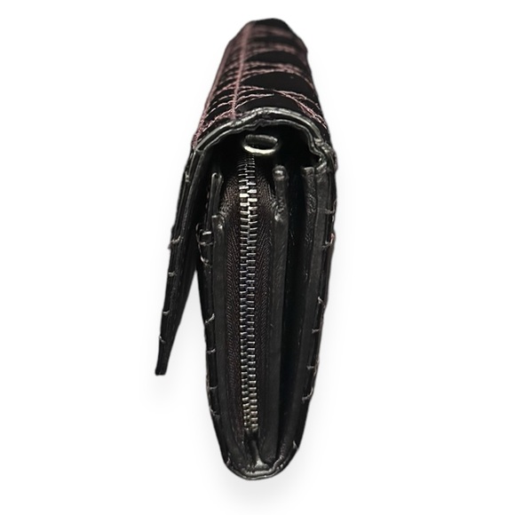 Christian Dior Cannage Paten Leather Wallet on Chain Black - Picture 6 of 14